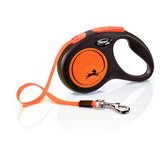 Flexi povodac za pse, mačke i ostale male životinje, 5m, s, neon naranžasti | ePonuda.com