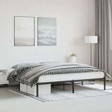 Metalni okvir za krevet crni 193x203 cm | shoptok.hr