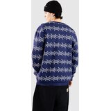 Santa Cruz Wired Knit Crew Pulover midnight blue | Shoptok.si
