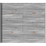  Krevet s ladicama Siva Sonoma 180 x 200 cm Konstruirano drvo | shoptok.hr