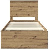  Krevetna konstrukcija Umjetnička hrastovina 90 x 190 cm | shoptok.hr