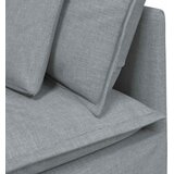  Modularna sofa Kutni modul s jastucima svijetlo siva 100 cm | shoptok.hr