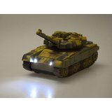 Rc tenk na daljinsko upravljanje s rotirajućom kupolom, pustinjska kamuflaža, 22 cm | shoptok.hr