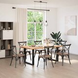  Noge za blagovaonski stol U-oblik 2 kom Crne 90 x (72-73) cm Čelik | shoptok.hr