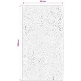  Tepih ISTAN s visokim vlaknima sjajni izgled sivi 80 x 150 cm | shoptok.hr
