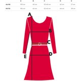 Pri Beautiful loose mini asymmetrical glitter dress OPALINA | shoptok.hr