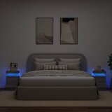  Noćni ormarići s LED svjetlima 2 kom boja hrasta 35x39x55 cm | Eponuda.ba