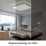  Brilagi - LED prigušiva stropno svetlo SMART LED/36W/230V 53x53 cm Wi-Fi Tuya + daljinski upravljač | Eponuda.com