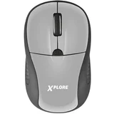 xpand XP1229 srebrna brezžična miška, (684871)