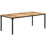  Blagovaonski stol 200 x 100 x 76 cm od grubog drva manga Cijene