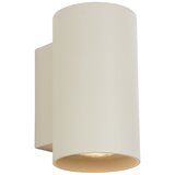 QAZQA Moderna stenska svetilka bež GU10 50 mm okrogla 2-lučna - Sandy | Shoptok.si