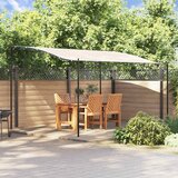 Nadstrešnica krem 4 x 3 m 180 g/m² od tkanine i čelika | shoptok.hr
