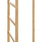  Vješalica za kapute s kukama i policama 38,5x30x156 cm bambus | Eponuda.ba