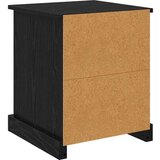vidaXL Noćni ormar Crni hrast 39 x 39 x 47.5 cm Konstruirano drvo | shoptok.hr