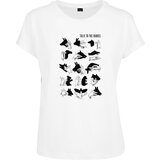 MT Ladies Ladies Talk To The Hand Box Tee White Cene