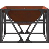  Kamin Smeđa 50 x 50 x 35 cm Čelik otporan na vremenske uvjete | shoptok.hr
