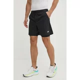 New Balance Kratke hlače za vadbo črna barva, MS41288BK