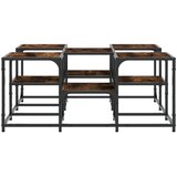  Stolić za kavu boja hrasta 40 x 40 x 45 cm konstruirano drvo | shoptok.hr