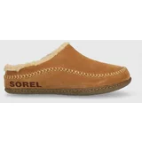 Sorel Kućne papuče od brušene kože Lanner Ridge boja: smeđa