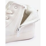 Big Star Women's Zip-Up Padded Sneakers White | Shoptok.si