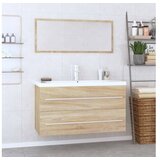  3-dijelni set kupaonskog namještaja boja hrasta sonome | shoptok.hr