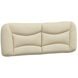 vidaXL Okvir za krevet s uzglavljem krem 140x190 cm od tkanine | shoptok.hr