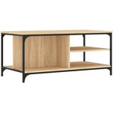  Stolić za kavu boja hrasta 100 x 50 x 45 cm konstruirano drvo | shoptok.hr