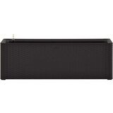 vidaXL Visoka greda z zalivalnim sistemom antracitna 100x43x33 cm, (20618680) | Shoptok.si