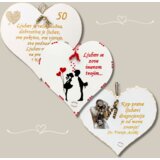 Drveno srce s rukom pisanim tekstom – unikatni poklon za Ljubav | shoptok.hr