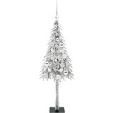  Božićno drvce s 150 LED svjetlima Bijelo 120 cm PE i čelik Slike