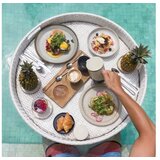  Plutajuća tacna za bazen – krug 80x80x20cm bež Cene