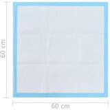  Podloge za obuku ljubimaca 400 kom 60x60 cm od netkane tkanine | shoptok.hr
