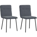 Maison Chic Jedilni stoli - Vzorci stoli 2 kosa temno siv žamet A521, (22032846) | Shoptok.si