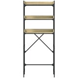  Polica za perilicu rublja boja hrasta 67x25x163 cm drvena | shoptok.hr