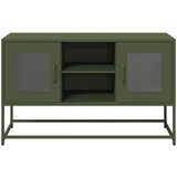 vidaXL TV ormarić maslinastozeleni 100,5x39x60,5 cm čelični | shoptok.hr