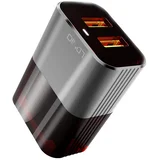 A2206 stenski polnilec z 2 USB vhodoma in priloženim Lightning kablom