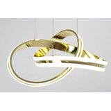 Toolight moderna led stropna svjetiljka + pilot App818-CP zlato | shoptok.hr