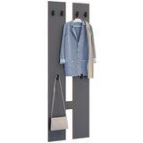 MID.YOU Stenski Obešalnik Salia M, Antracit, Barva Hrasta | Shoptok.si