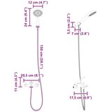  Komplet tuš glav Krom G 1 / 2 palca, (5000208356) | Shoptok.si