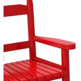  Stolice za ljuljanje za djecu 2 kom crvena masivno drvo topole | shoptok.hr