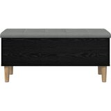  Klupa za odlaganje s jastučićem Crni hrast 102 x 42 x 46 cm | shoptok.hr