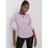LAKERTA Blouse-LK-BZ-506369.20-white-pink | Shoptok.si