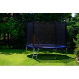  Vrtni trampolin BLUE FUN FIT 312 cm s ljestvama - plavi | Shoptok.si
