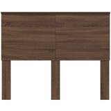  Uzglavlje s uzglavljem Smeđi hrast 135 cm Konstruirano drvo | shoptok.hr