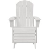  Adirondack stolica Bijelo 82 x 74 x 92 cm HDPE | Eponuda.com