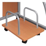  Stol za računalo smeđi 110 x 52 x 88,5 cm od konstruiranog drva | Eponuda.com
