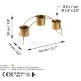 WALLXPERT zlatni dekorativni metalni pribor ged 012 | ePonuda.com