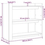  Konzolni stol crni 100x35x90 cm od konstruiranog drva | shoptok.hr