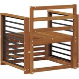  Set vanjskih sofa Prirodna 71 x 63 x 73 cm Čvrsto drvo akacije - Prirodna prikladno za stan | shoptok.hr