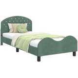  za djecu s uzglavljem Morska zelena 80 x 200 cm Baršun | shoptok.hr